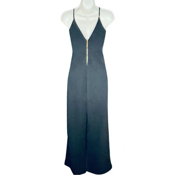 Joe & Elle Navy Blue Cut-Out Jumpsuit - Picture 2 of 3